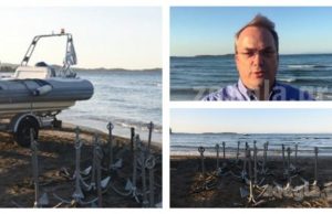 Βούλα: Στήνουν προστατευτικό πλέγμα 3 χιλιομέτρων (VIDEO)