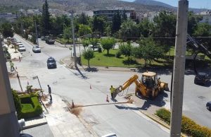 Ξεκίνησε η κατασκευή κόμβου με φανάρια στην πλατεία Ανεξαρτησίας (πρώην 208)