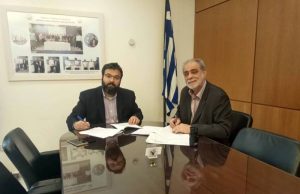 Υπεγράφη η προγραμματική σύμβαση με τον Δήμαρχο Ηλιούπολης για την κατασκευή Γηπέδου 5Χ5 στα Πολυκλαδικά