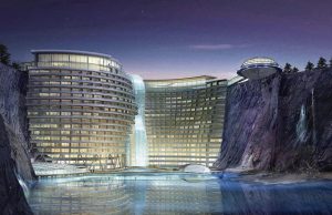 Το πρώτο ξενοδοχείο του κόσμου μέσα σε λατομείο που προσφέρει θέα στον «κάτω κόσμο»