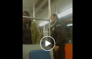 Security ζητάει απο αλλαδοπό να βγάλει τις αποσκευές του απο το τρένο (Video)