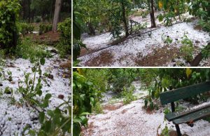 Μπουρίνι στην Αθήνα με αστραπές και βροντές