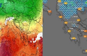 O καιρός τρελάθηκε: Καύσωνας με 40άρια και μετά απότομη πτώση θερμοκρασίας, βροχές και καταιγίδες