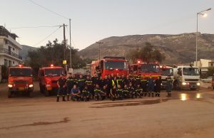 Η Εθελοντική Ομάδα Δασοπροστασίας και Πυρόσβεσης Ηλιούπολης δίπλα στους ανθρώπους της Κινέτας