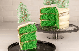 ΣΥΝΤΑΓΕΣ: Χριστουγεννιάτικη τούρτα με δεντράκια από τον Άκη Πετρετζίκη