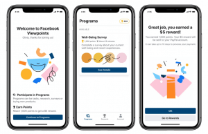 Facebook Viewpoints pays users for well-being surveys & tasks