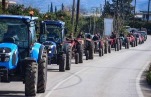 Ξεκίνησε η κάθοδος των αγροτών με τα τρακτέρ από τη Λάρισα προς την Αθήνα -Aύριο το απόγευμα το συλλαλητήριο